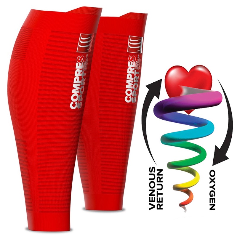 Compressport R2 Oxygen Calf Sleeves Red Calf Compression Sleeves Shopee Singapore