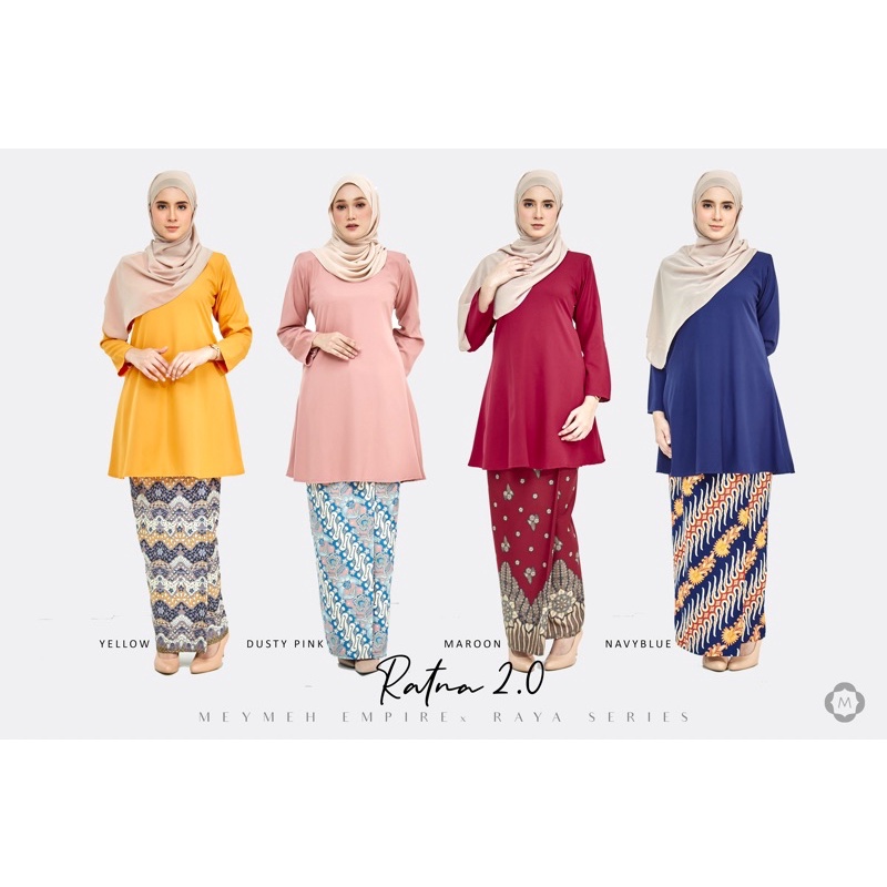 Combo Sale Baju Kurung Batik Shopee Singapore