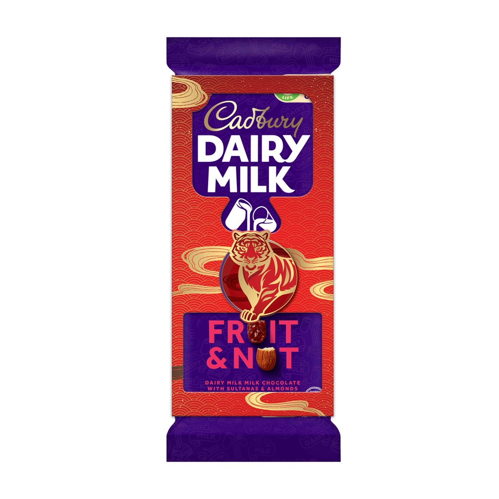 Cadbury Dairy Milk Block Fruit & Nut 180g [Australia](Expiry5/1/2023) Shopee Singapore