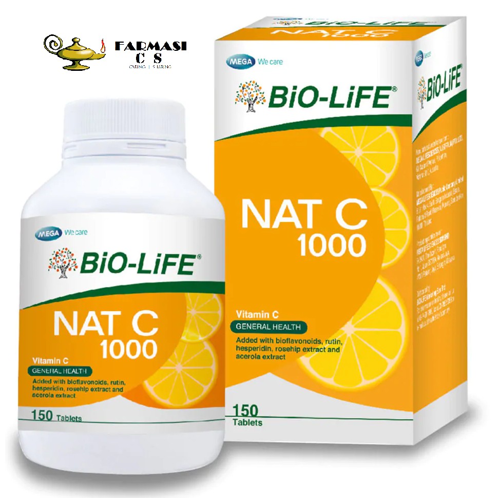 Bio Life Nat C 1000mg 150s Exp 05 2022 Bio Life Biolife Vitamin C Shopee Si...