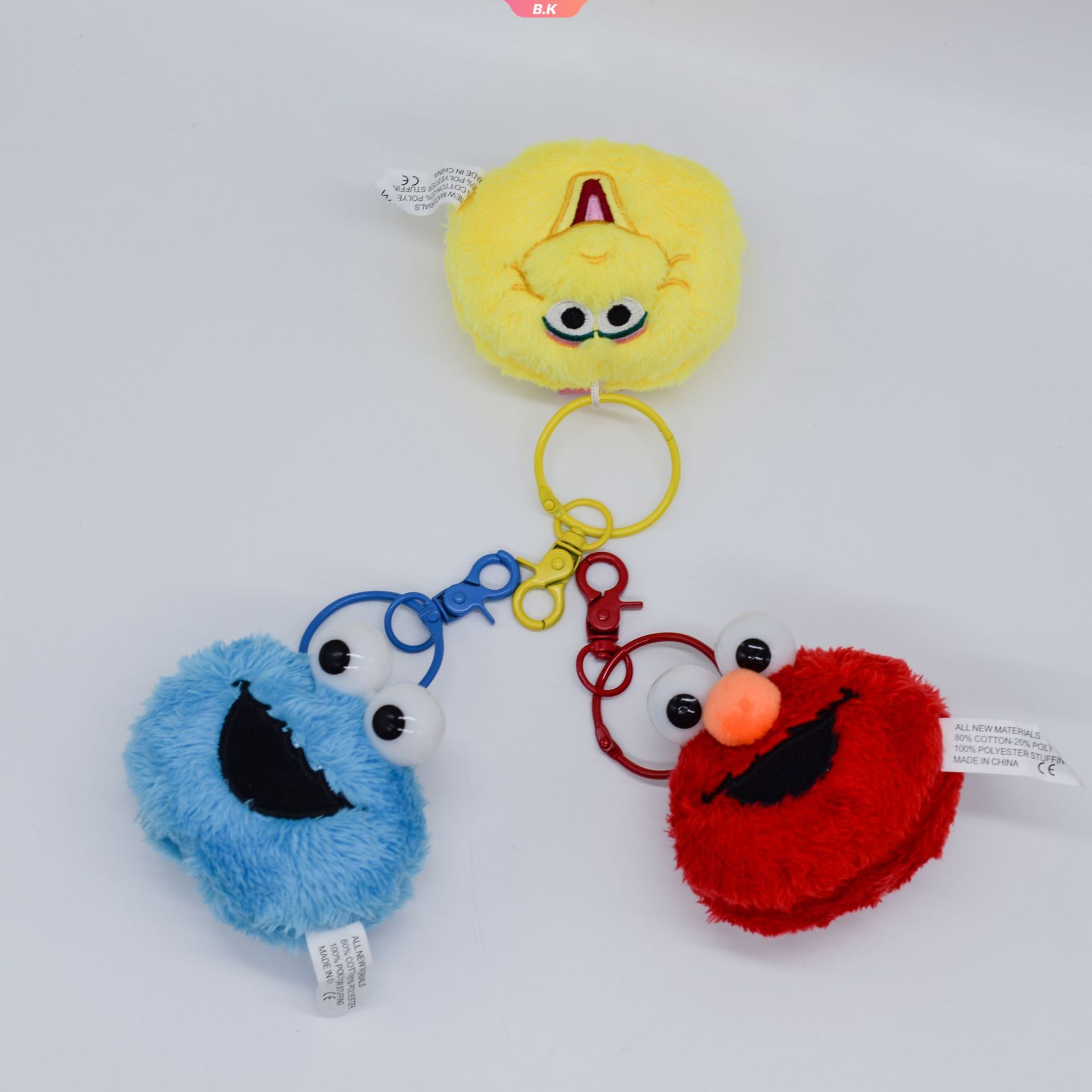 Animation Sesame Street Plush Doll Elmo Big Bird Cookie Monster Plush Ball Creative Pendant Plush Toy Keychain Bag Pendant Gift Ku2 Shopee Singapore