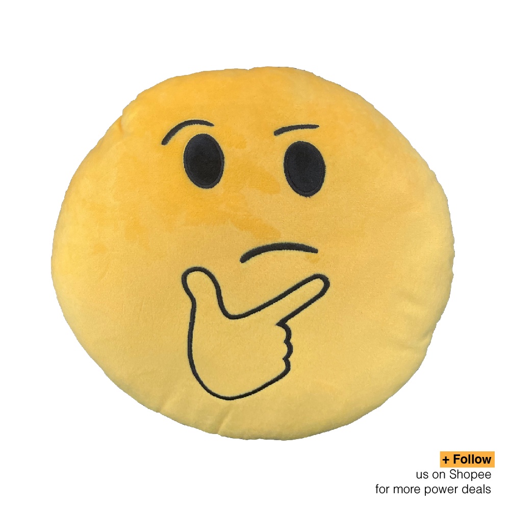 (JIJI SG) [Clearance] Emoji Round Cushion Pillow / Plush Toy / Emoji