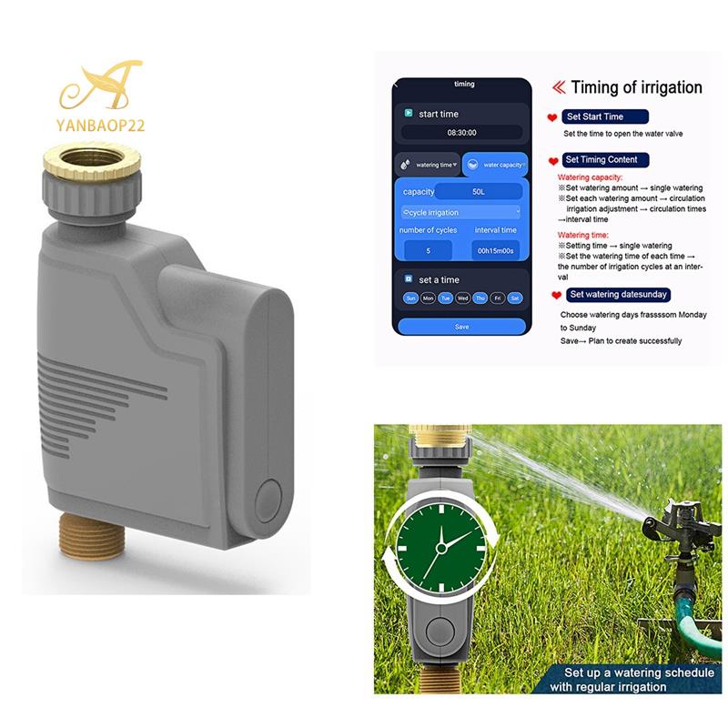 WiFiRF433 Tuya WIFI Watering Timer Smart Sprinkler Drip Irrigation