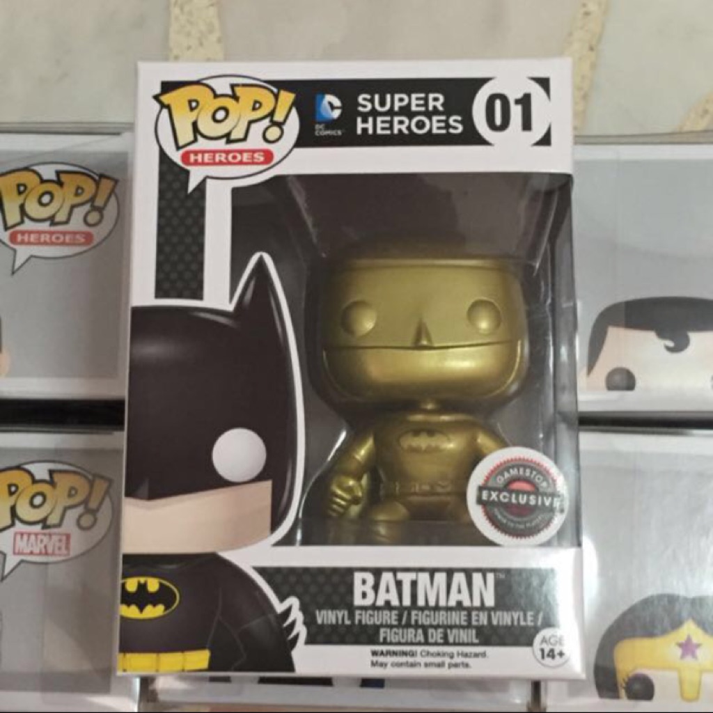 gold batman pop
