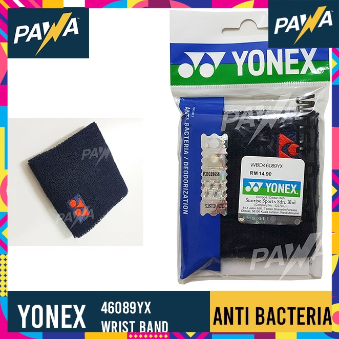 Yonex Wristband Wrist Band 46089yx Badminton Tennis Squash Jp Code Shopee Singapore