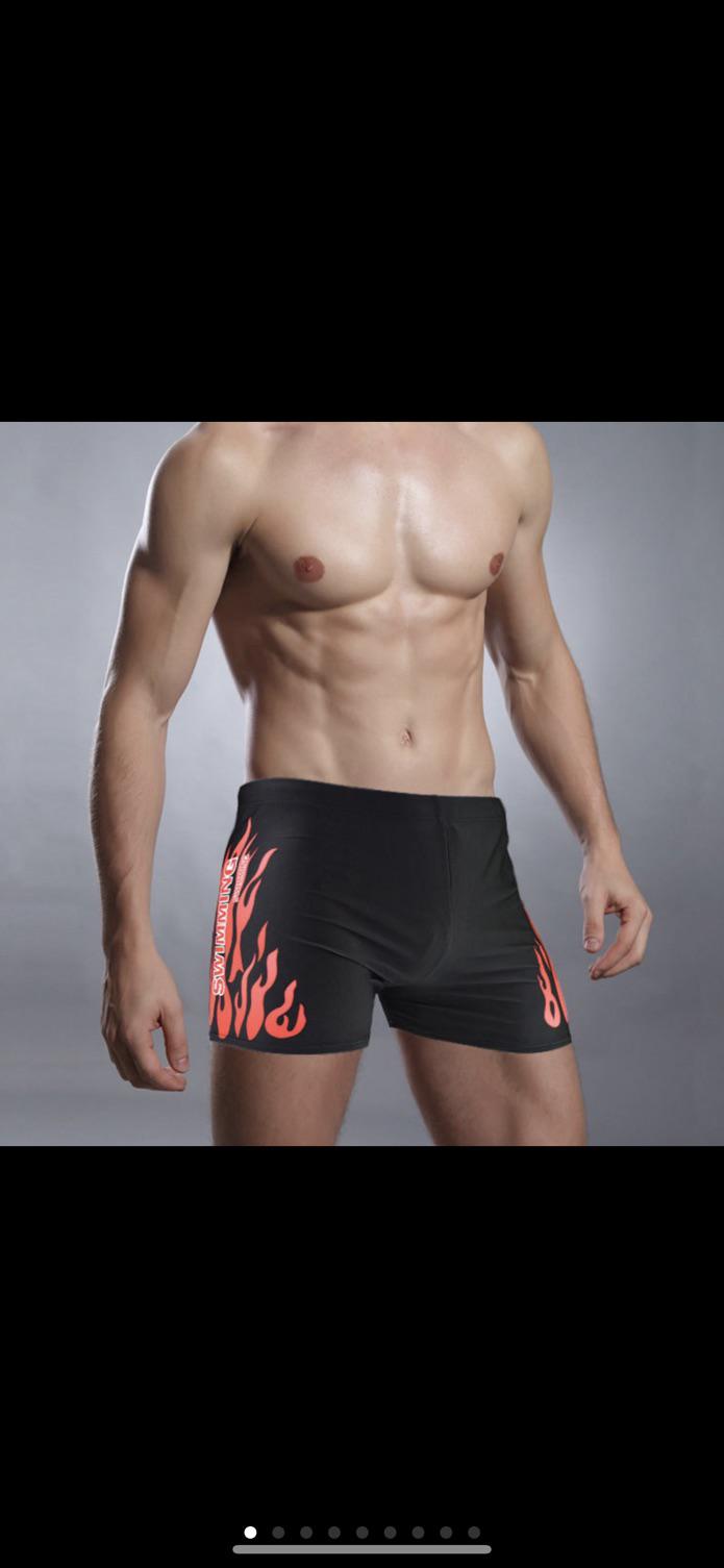 boxer brief style swimwear