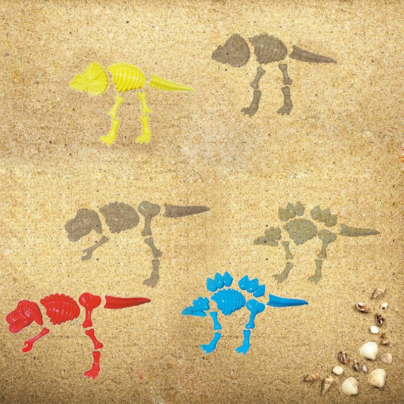 skeleton sand toy