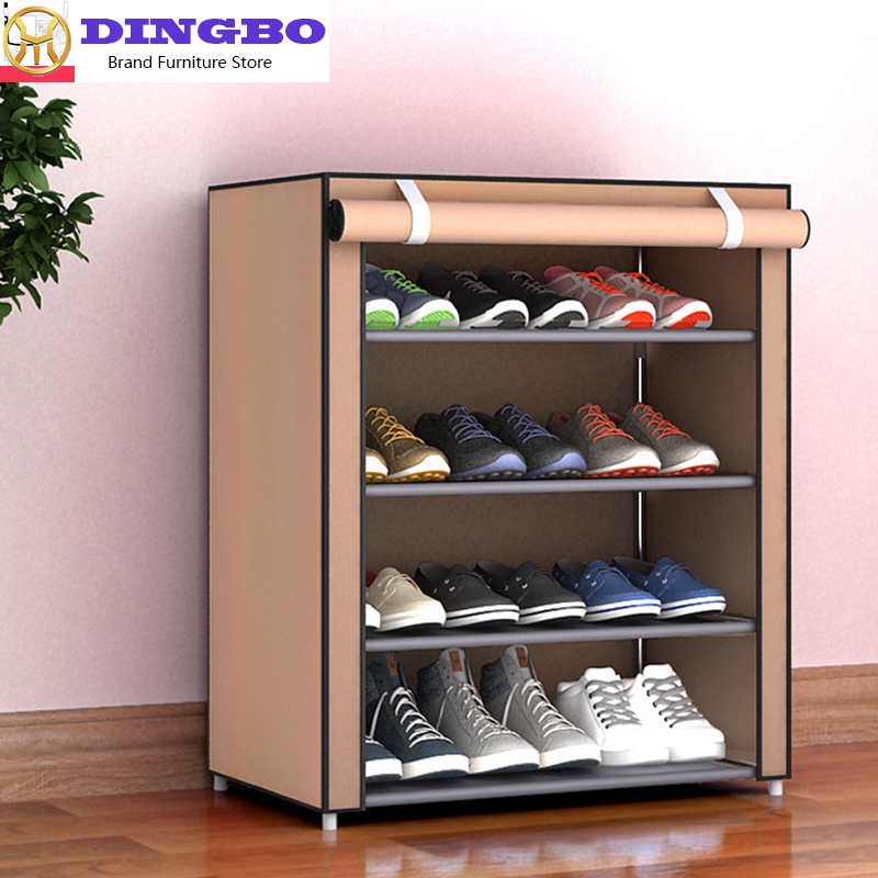 Dingbo Dust Proof Collection Multi Layer Shoe Rack Shoe Rack School Shoe Rack Dormitory Collection Rack Shopee Singapore