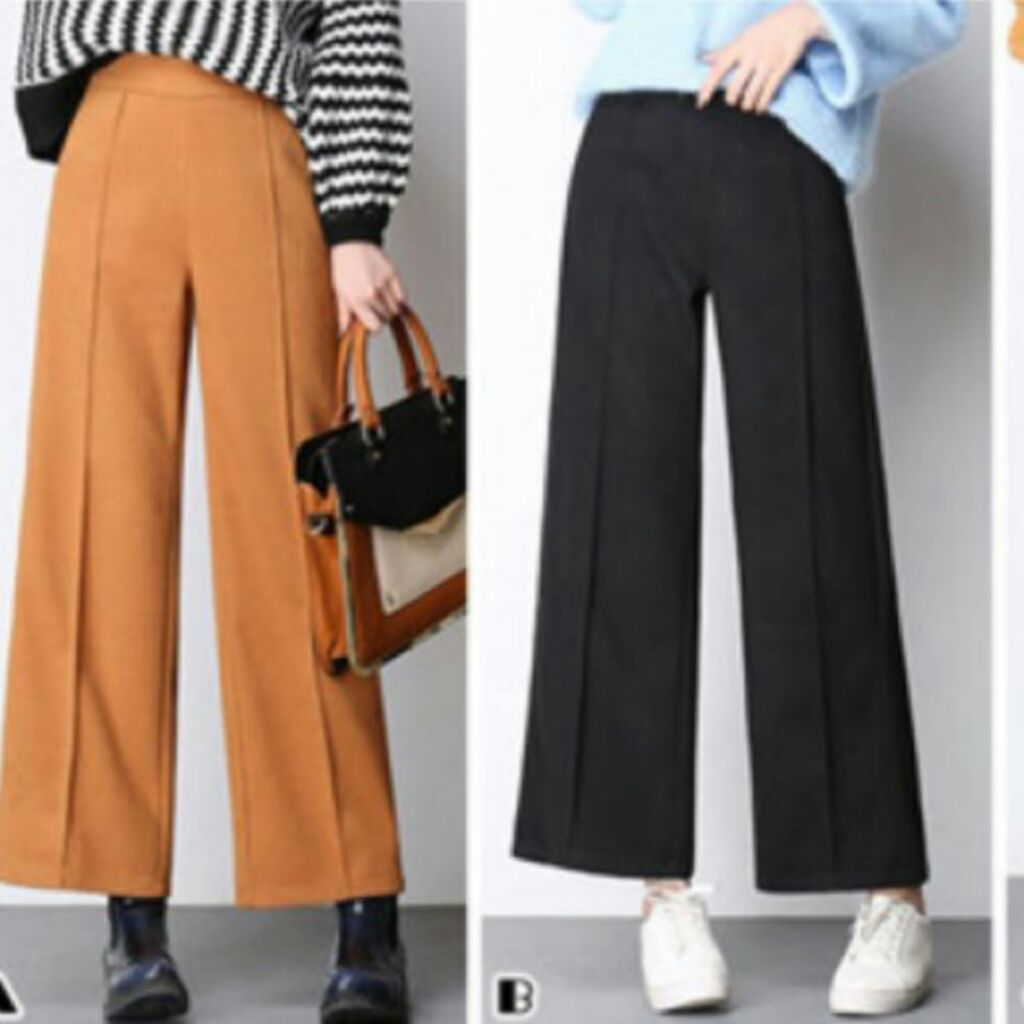 black work pants high waisted