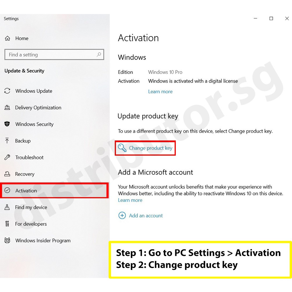 Microsoft Windows 10 Pro License 32 64bit Genuine License Key
