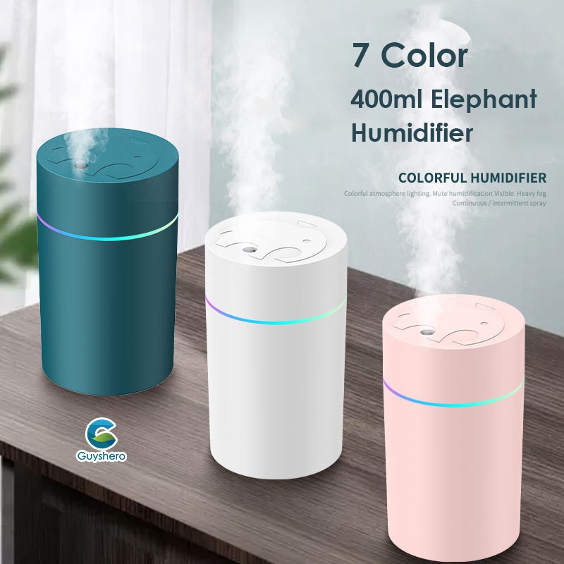 Mini Humidifier, Portable Usb Mist Diffuser With 7 Colors Night Light ...