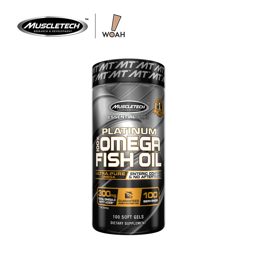 Muscletech Platinum 100 Omega Fish Oil 100 Softgels Shopee Singapore