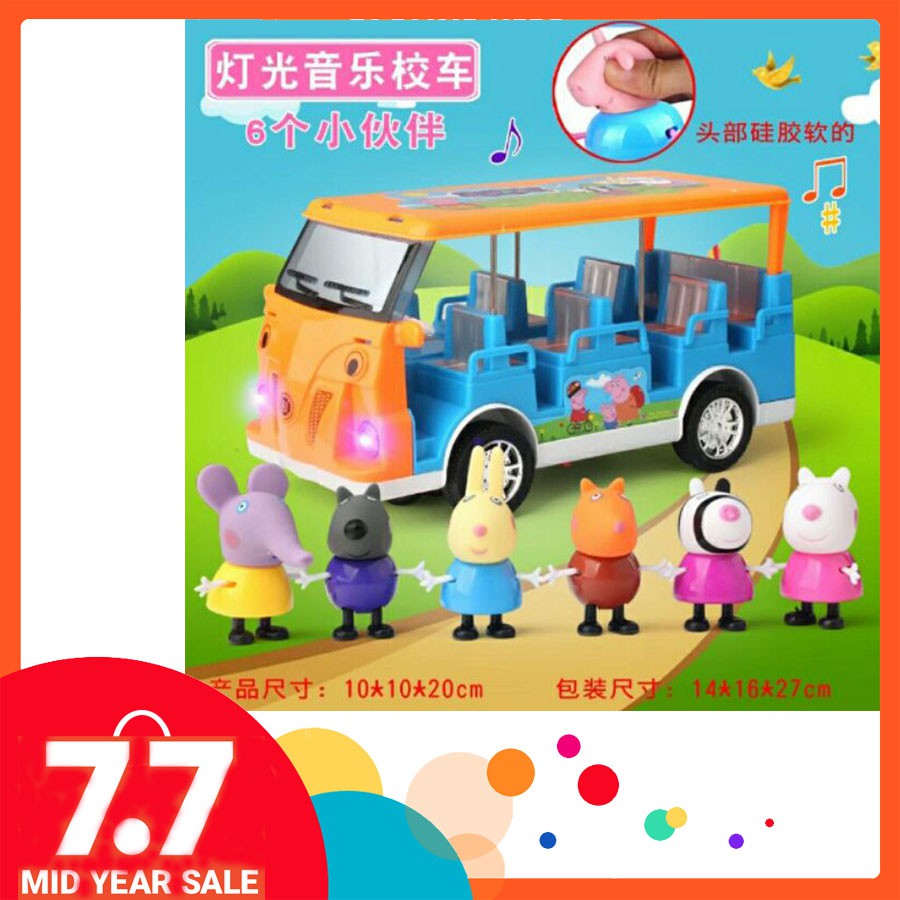 peppa pig bus set