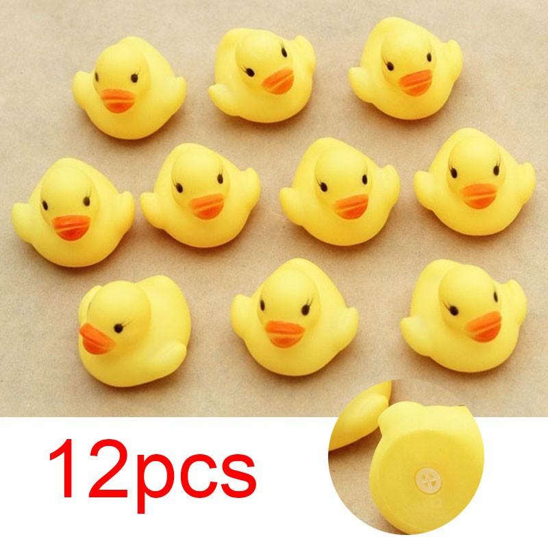 12pcs Rubber Ducky Duckie Baby Shower Birthday Favors Size 60 G Color Yellow Shopee Singapore