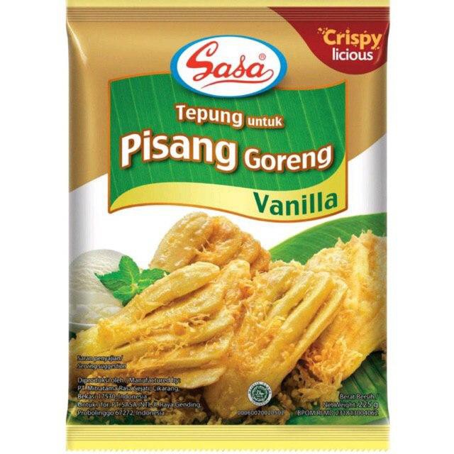 Sasa Halal Indonesia 225g Tepung Untuk Pisang Goreng Perisa Vanila Tepung Bumbu Serbaguna Perisa Original Shopee Singapore