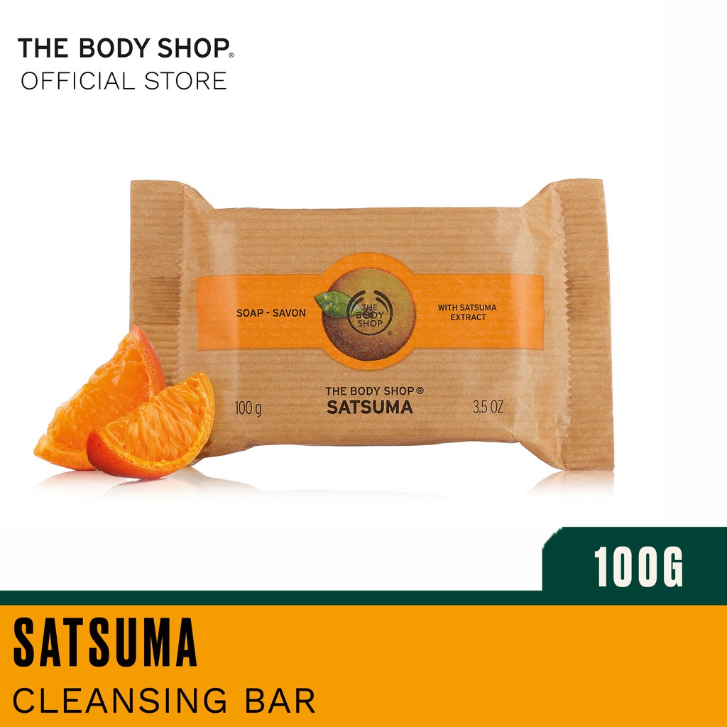 The Body Shop Satsuma Soap 100g Shopee Singapore