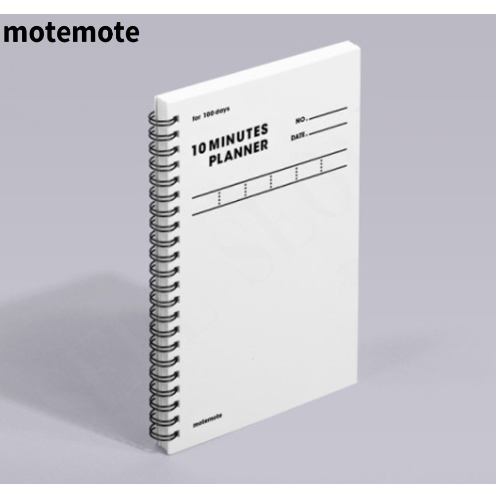Details about   MOTEMOTE 10 Minutes Planner 100 DAYS Weekly Daily Study Planner