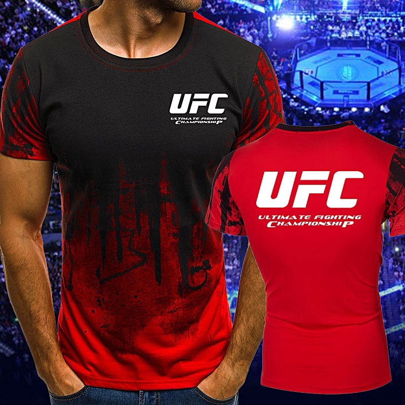 Ufc Ultimate Fighting Championship Mma Gym Training Boxing Sports Men Tshirt Shopee Singapore