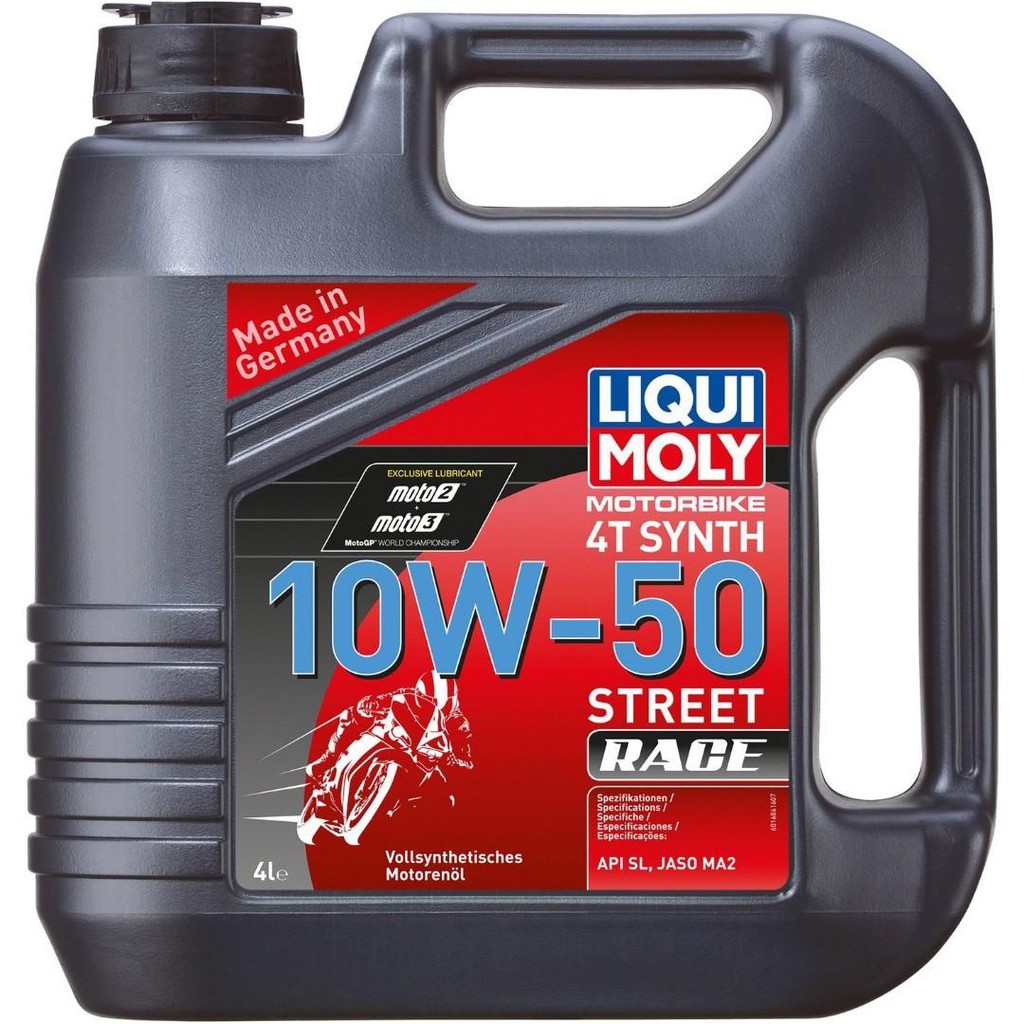 Liqui Moly Engine Oil 10w50 Street Race 4l Fully Synth Yamaha Shopee Singapore