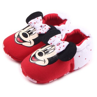 Minnie Mouse Anti-slip newborn Baby Shoes Soft Cotton Baby First Walkers #2