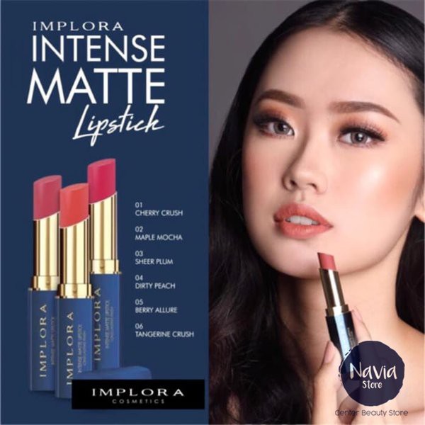 implora intense matte lipstick long lasting finish