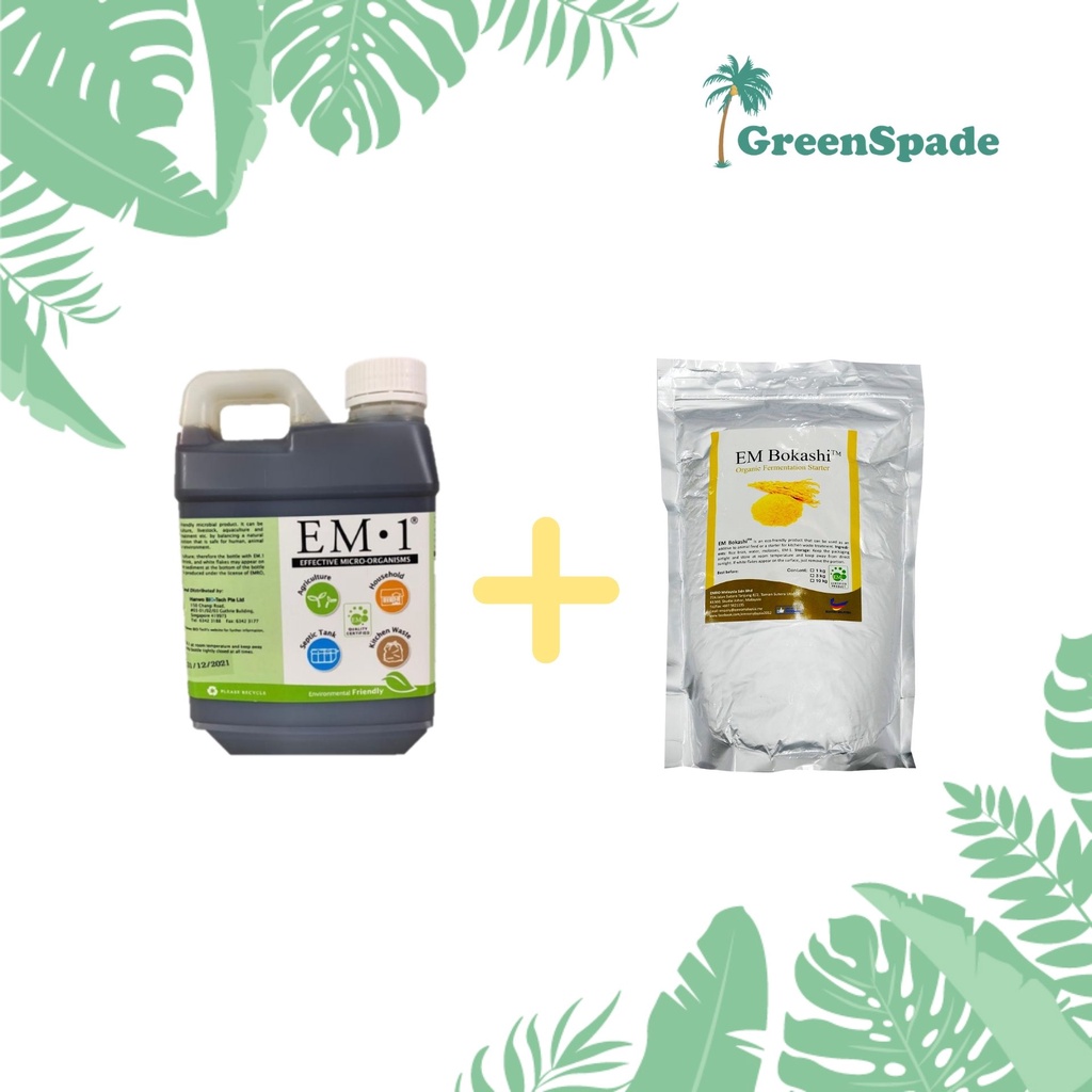 [Bundle Pack] EM.1 1L + Bokashi Powder 1kg Shopee Singapore