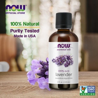 NOW Essential Oils, Lavender Oil, Soothing Aromatherapy Scent, Steam Distilled, 100% Pure, Vegan, (118 ml) #1