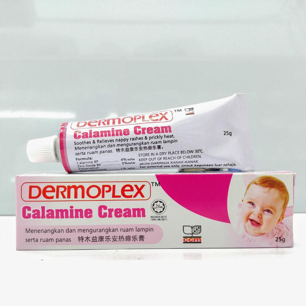Shop Malaysia Dermoplex Calamine Lotion 120ml Cream 25g Shopee Singapore