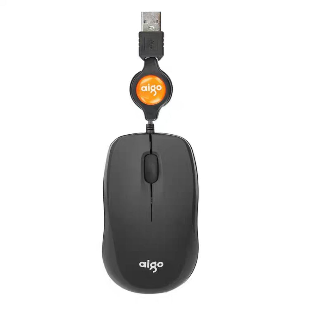 [Sg Stock] Aigo Retractable Mouse 1000dpi Highly Portable Shopee Singapore