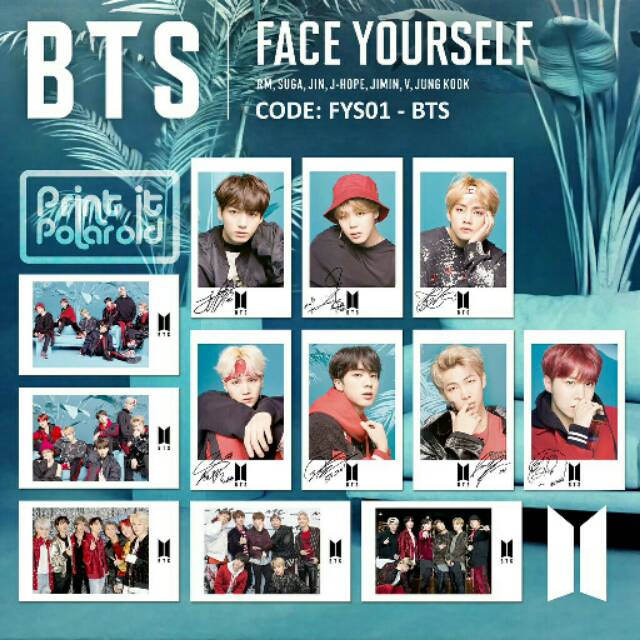 Bts Polaroid Contents 12 Ttd Face Yourself Shopee Singapore