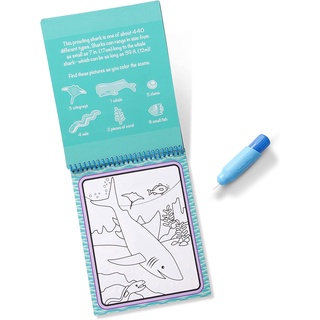 Melissa & Doug 97010 On The Go Water Wow Reusable Color with Water Activity Pad, 6-Pack, Multicolor #1
