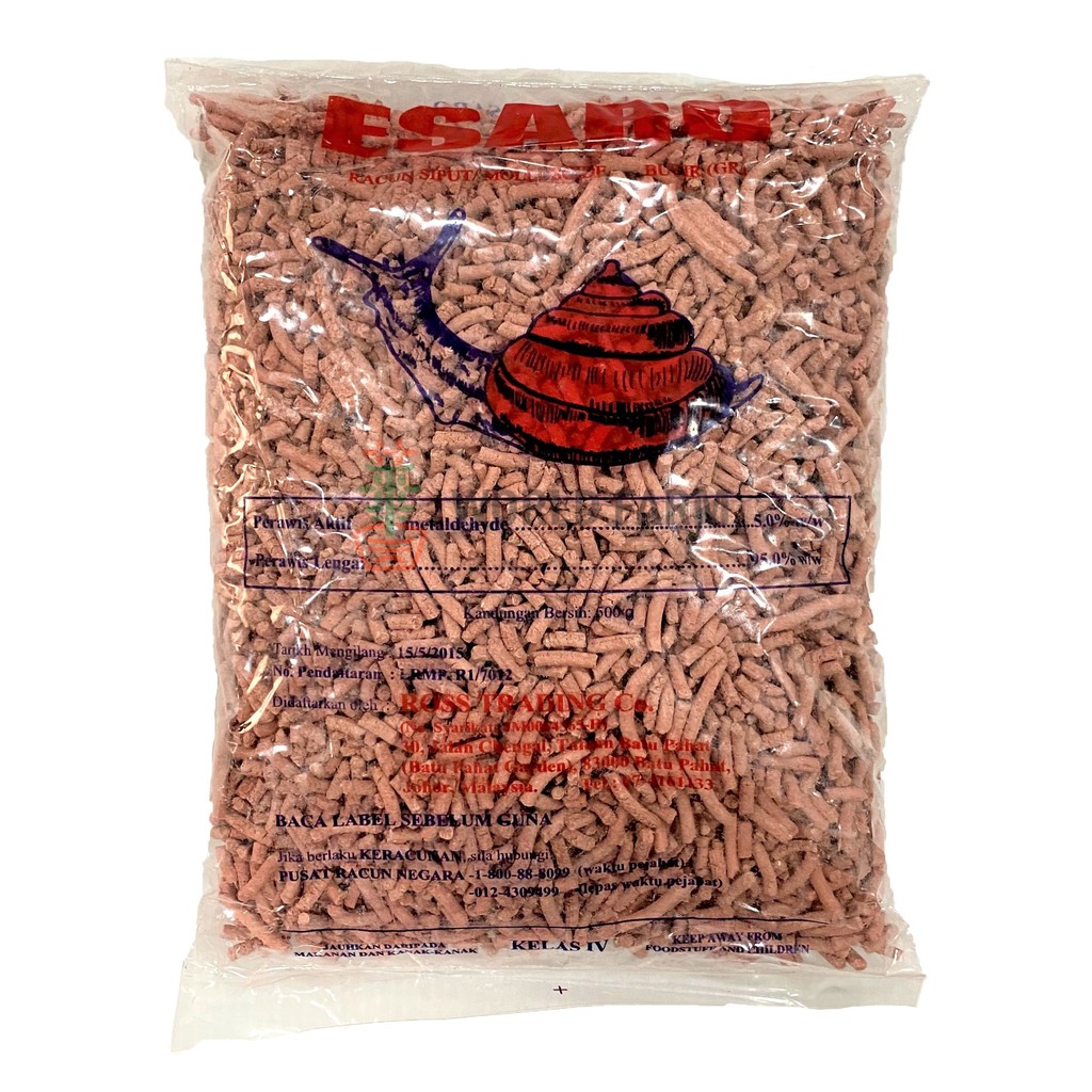 Snail & Slug Killer, Metaldehyde Molluscicide Pellets For Garden, 500g