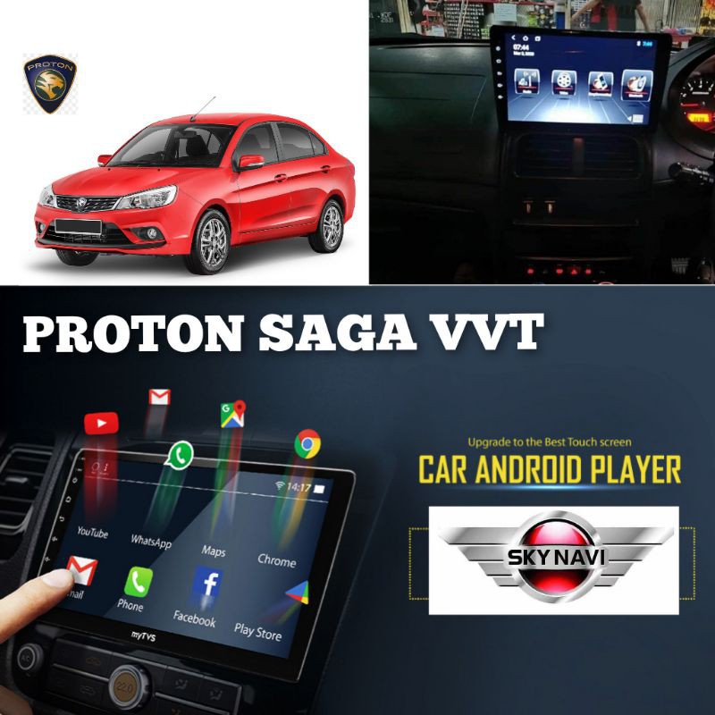 Proton Saga Vvt 2016 2020 Car Android Player Shopee Singapore