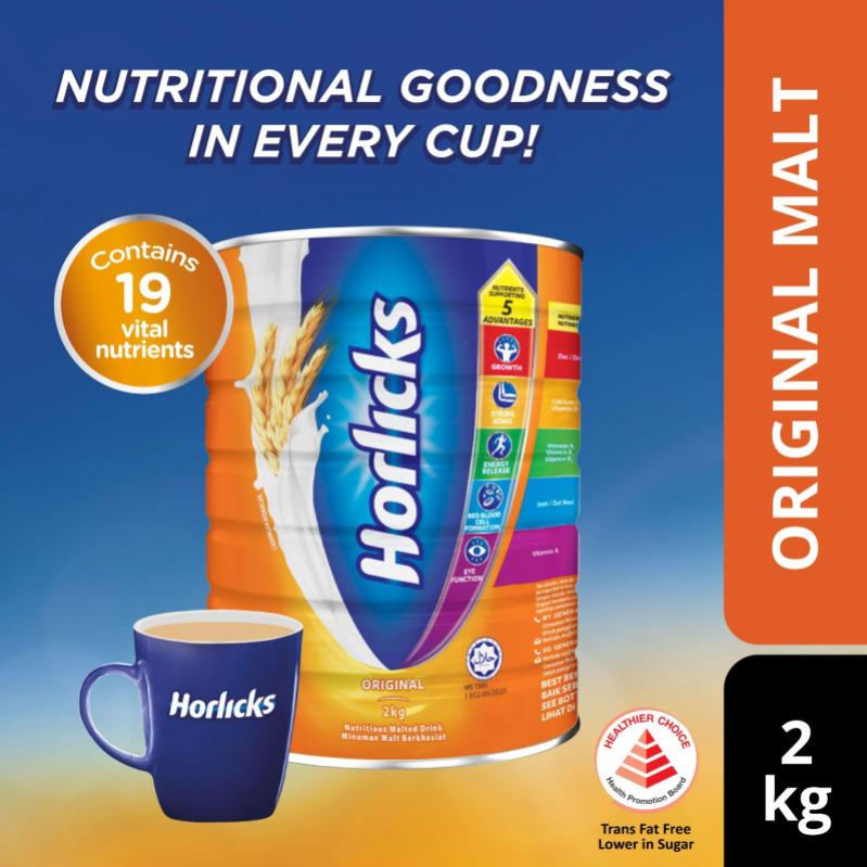 HORLICKS INSTANT MALTED DRINK POWDER 2KG | Shopee Singapore