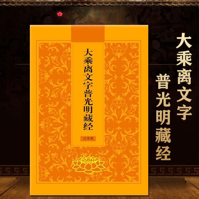 Buddhist Scriptures大乘离文字普光明藏经简体注音版佛教念诵书佛经读诵本 Shopee Singapore