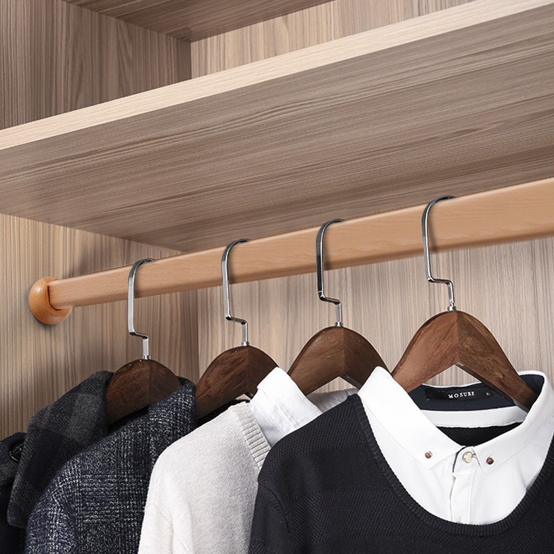 Beech Wood Clothes Pole Of Closet Cross Bar Wardrobe Wood Pole In Solid   Ae743d93b427d3eeb112f2611bd4de88