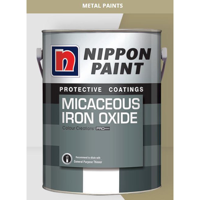 NIPPON PAINT Micaceous Iron Oxide METAL PAINT MIO Shopee Singapore