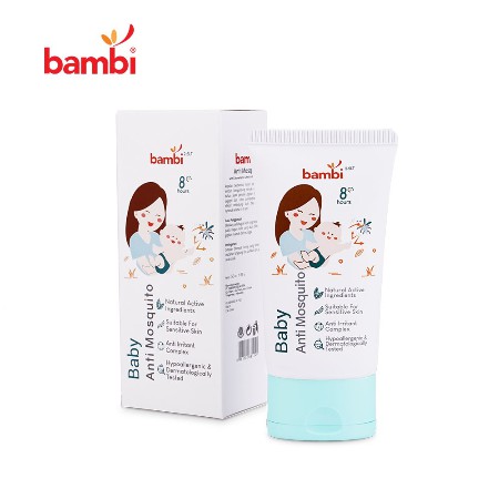 Anti Mosquito Repellent Face Body Baby 50 Ml Bambi Baby Anti Mosquito Baby Lotion Bite Face Cream Shopee Singapore