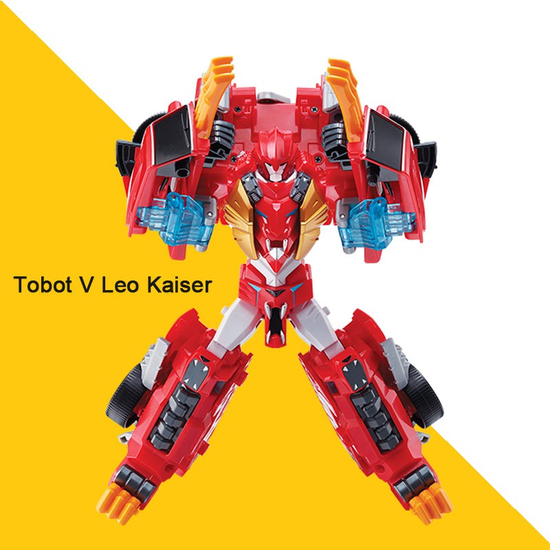 Tobot V Leo Kaiser Korean Animation Transform Robot Car Toy Action Figure |  Shopee Singapore