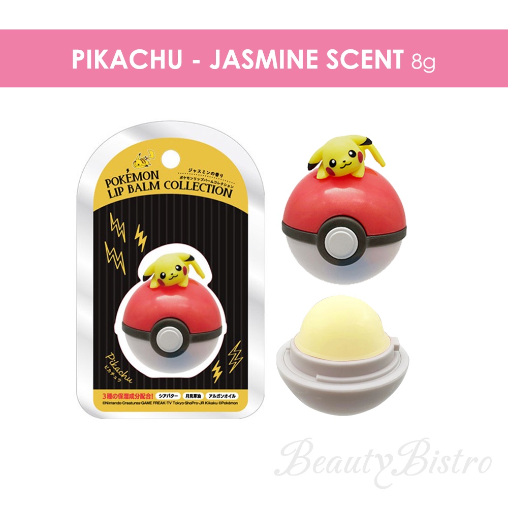 Creer Beaute Pokemon Pokemon Pikachu Eevee Jigglypuff Figure Figurine Lip Balm Collection Set Gift Set For Girls Women Shopee Singapore