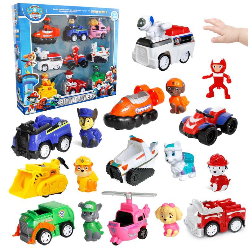 paw patrol toy car set