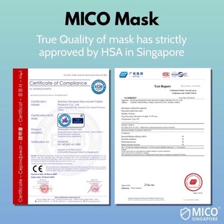 Image of thu nhỏ [SG BRAND]MICO Adult 3ply Medical Surgical Disposable Face Mask 10pcs  [Ready Stock] #1