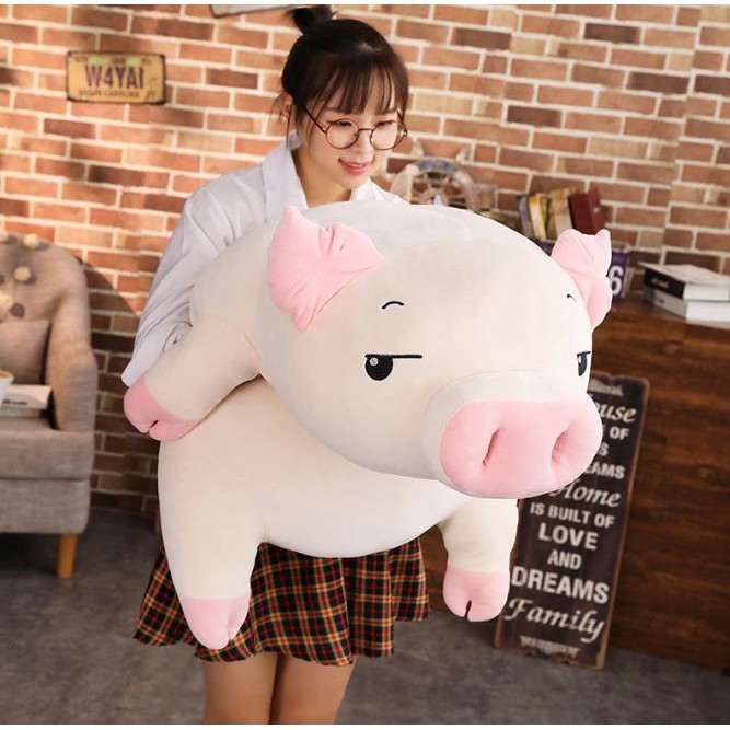 pig plush pillow