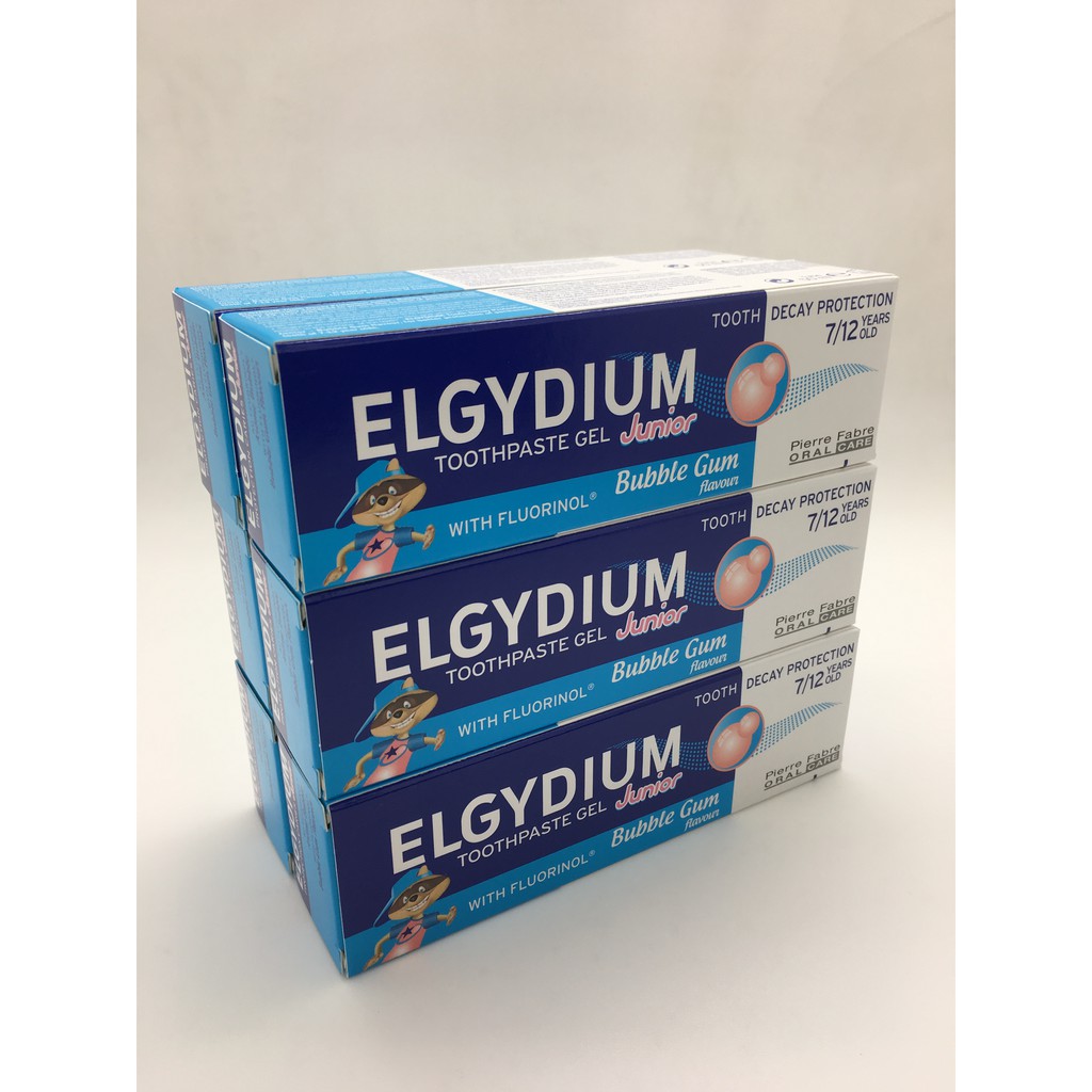Elgydium Junior Bubble Gum Toothpaste 50ml x 6 Shopee Singapore