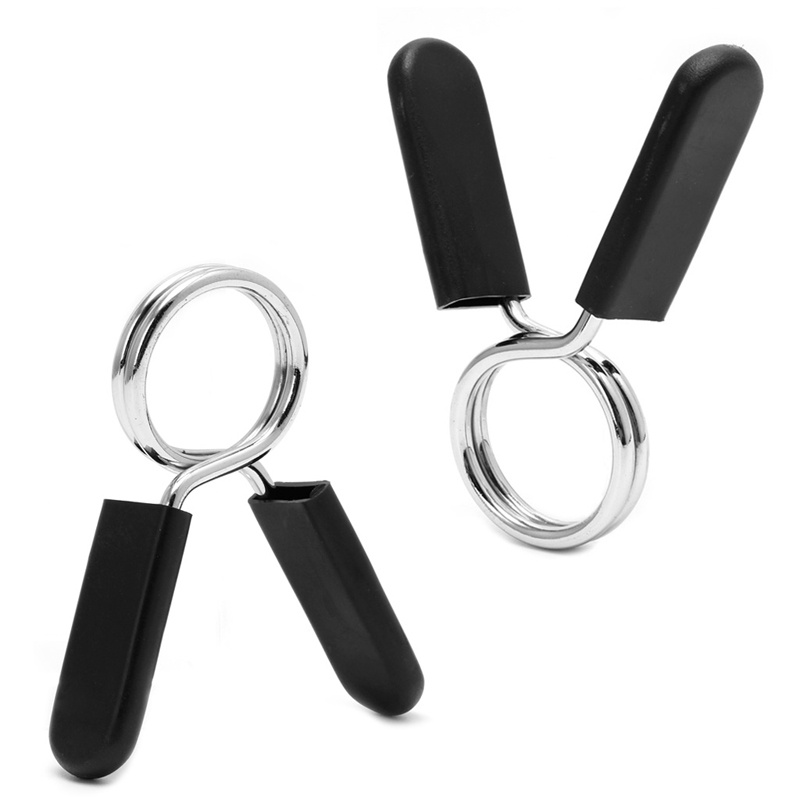  Dumbbell Lock Clamp Barbell Gym Weight Lifting Bar Spring Collar Clips