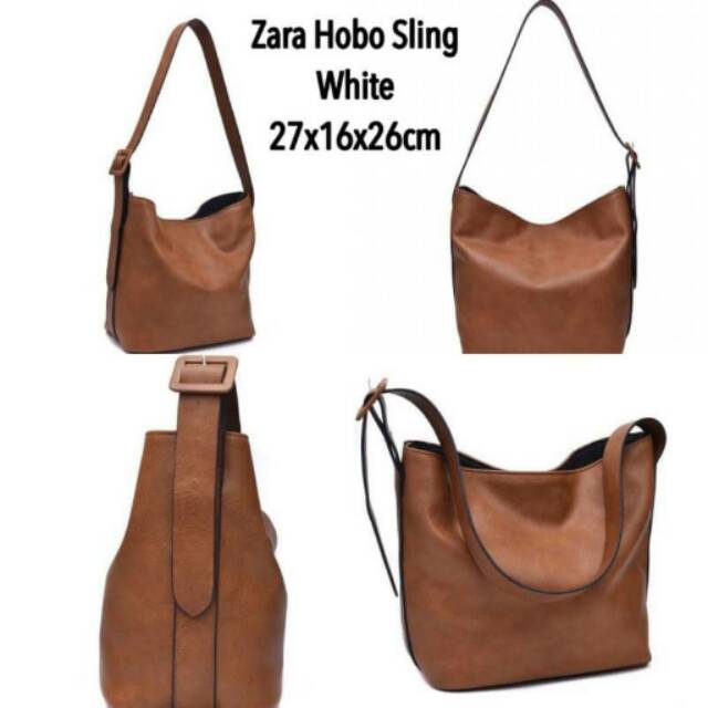 Zara hobo sling bag / zara basic hobo 