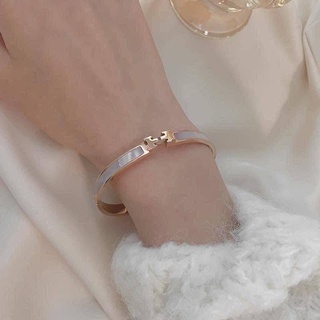 Image of thu nhỏ Marble Profit Jewelry Hermes Wrist Bracelet Pink Gold Housing Decorated With Elegant It Is Good. #1