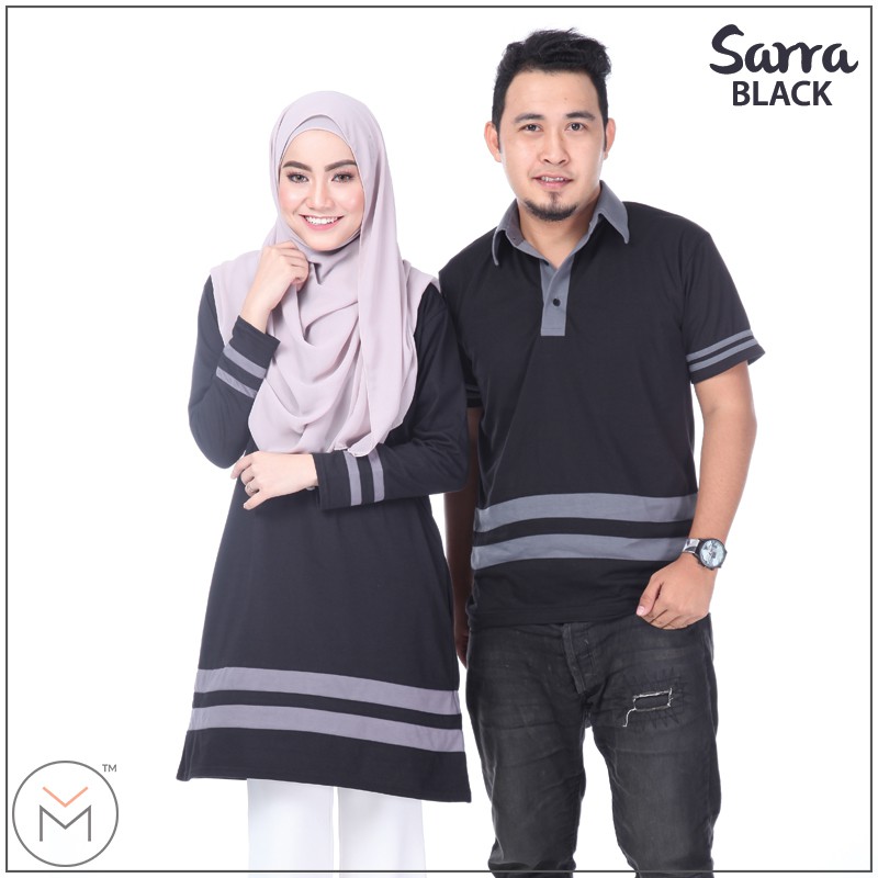 Tshirt Couple Muslimah - Design SARRA | Shopee Singapore