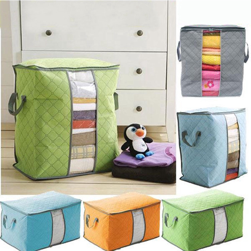 Foldable Nonwoven Quilt Storage Bag/Clothes Quilt Blanket Zipper