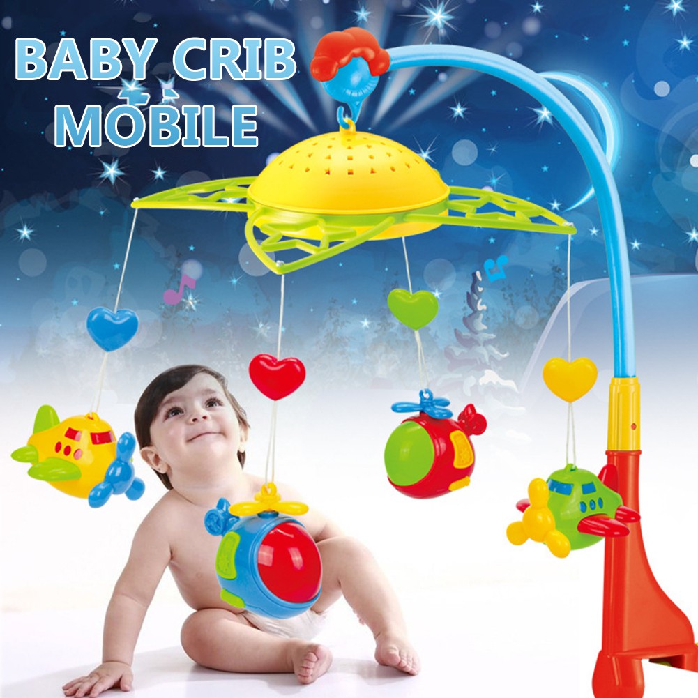 Shin Baby Crib Mobile With Lights And Relaxing Music Musical